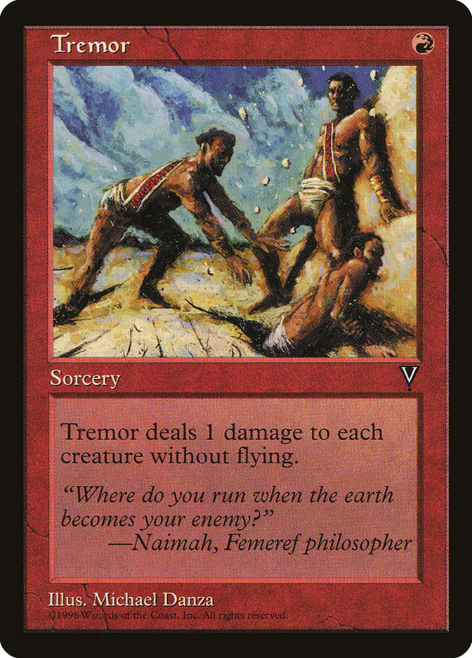 Tremor [Visions] Magic: The Gathering