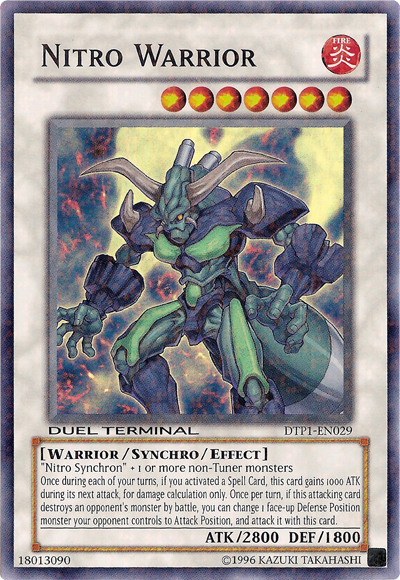Nitro Warrior [DTP1-EN029] Super Rare Yu-Gi-Oh!
