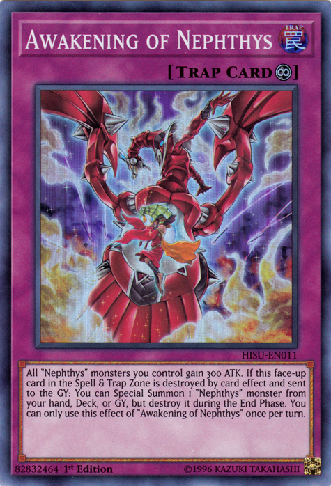 Awakening of Nephthys [HISU-EN011] Super Rare Yu-Gi-Oh!