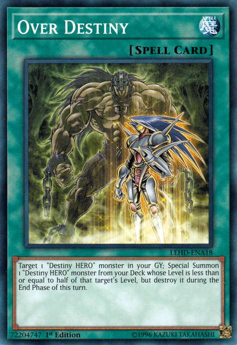 Over Destiny [LEHD-ENA18] Common Yu-Gi-Oh!