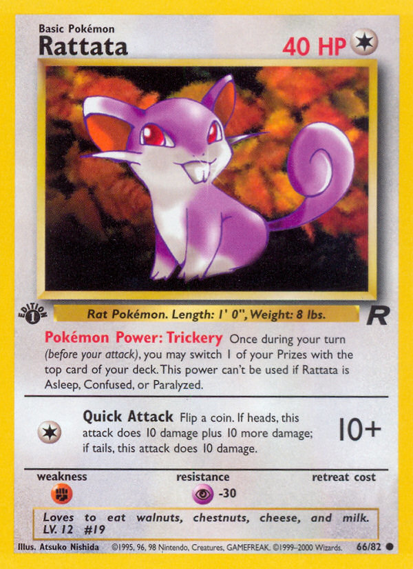 Rattata (66/82) [Team Rocket 1st Edition] Pokémon