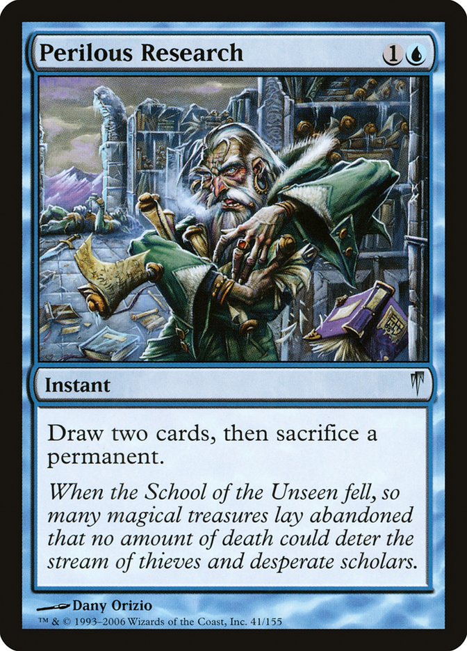 Perilous Research [Coldsnap] Magic: The Gathering