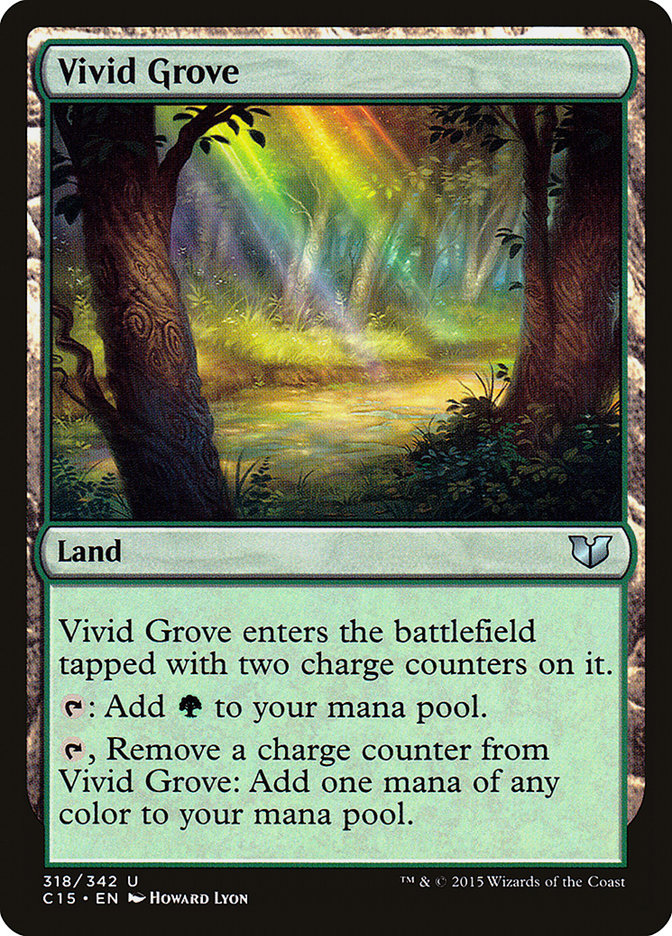 Vivid Grove [Commander 2015] Magic: The Gathering