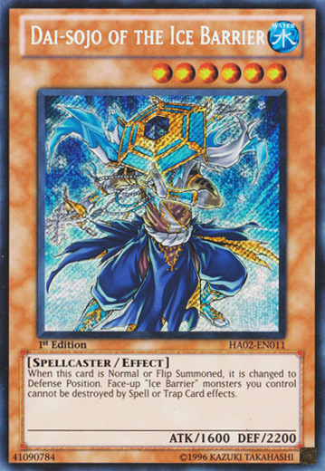 Dai-sojo of the Ice Barrier [HA02-EN011] Secret Rare Yu-Gi-Oh!