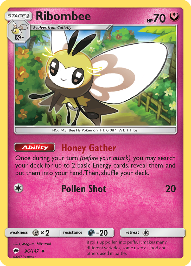 Ribombee (96/147) [Sun & Moon: Burning Shadows] Pokémon