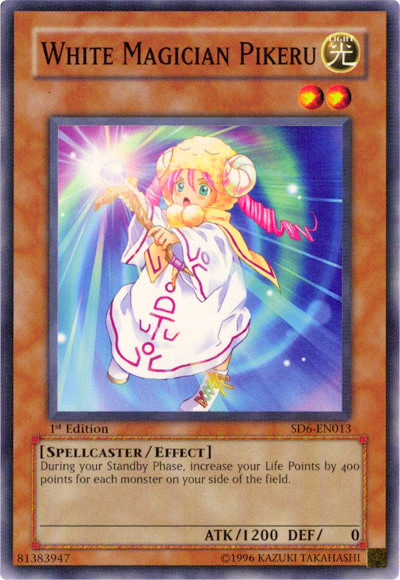 White Magician Pikeru [SD6-EN013] Common Yu-Gi-Oh!