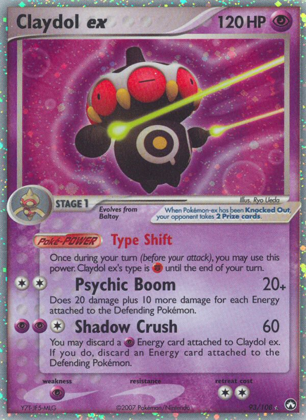 Claydol ex (93/108) [EX: Power Keepers] Pokémon