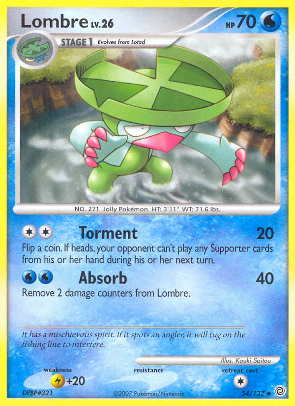 Lombre (54/132) [Diamond & Pearl: Secret Wonders] Pokémon