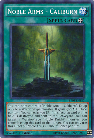 Noble Arms - Caliburn [BP03-EN182] Common Yu-Gi-Oh!