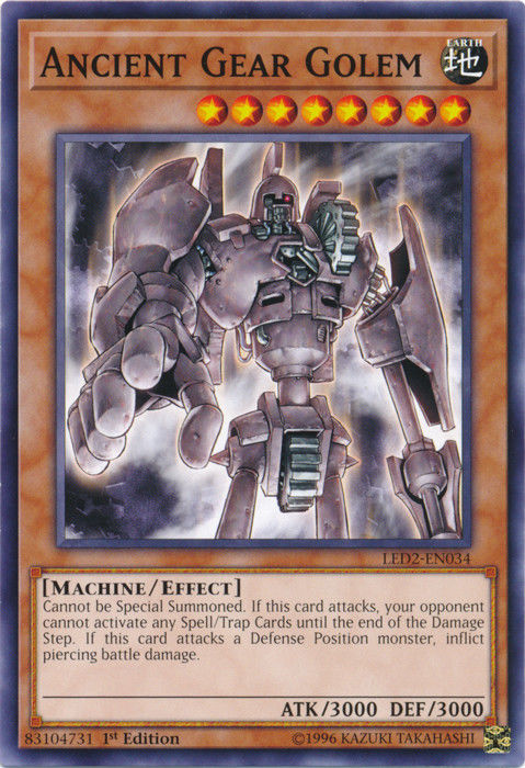 Ancient Gear Golem [LED2-EN034] Common Yu-Gi-Oh!