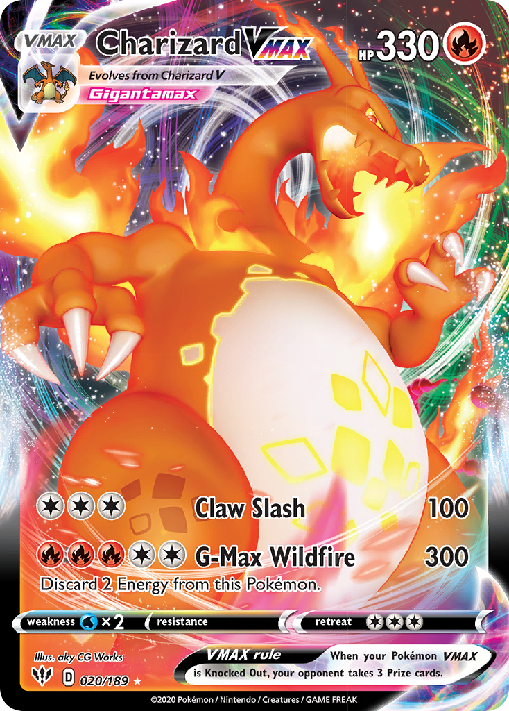 Charizard VMAX (020/189) [Sword & Shield: Darkness Ablaze] Pokémon