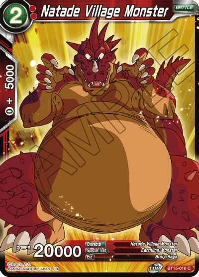 Natade Village Monster (BT15-018) [Saiyan Showdown] Dragon Ball Super