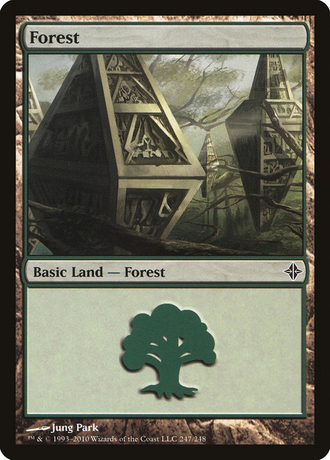 Forest (247) [Rise of the Eldrazi] Magic: The Gathering