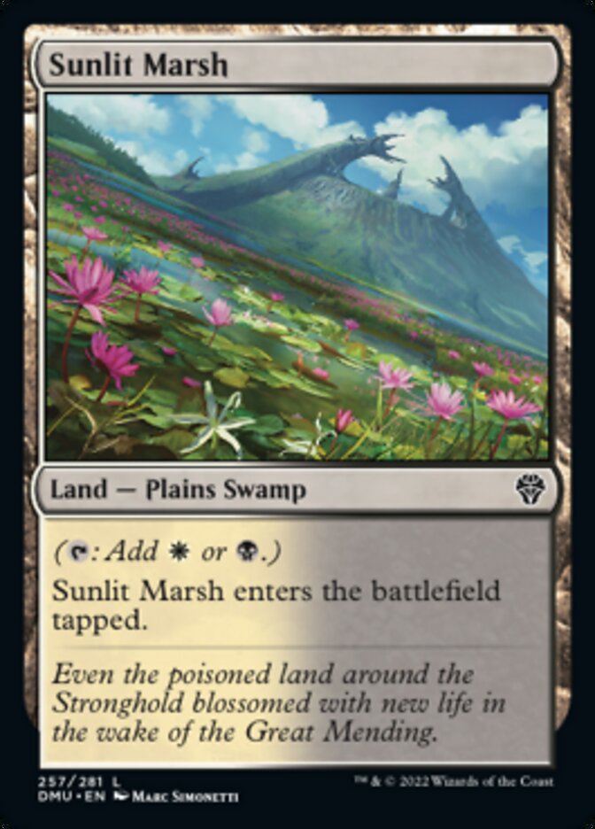 Sunlit Marsh [Dominaria United] Magic: The Gathering