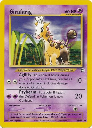 Girafarig (58/111) [Neo Genesis Unlimited] Pokémon