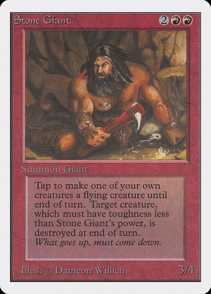 Stone Giant [Unlimited Edition] Magic: The Gathering