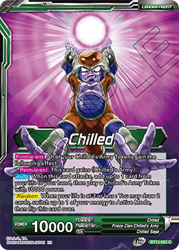 Chilled // Chilled, the Pillager (Common) (BT13-062) [Supreme Rivalry] Dragon Ball Super