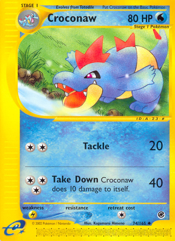 Croconaw (74/165) [Expedition: Base Set] Pokémon