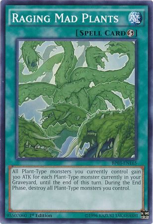 Raging Mad Plants [BP03-EN165] Common Yu-Gi-Oh!