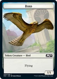 Bird // Treasure Double-Sided Token [Core Set 2021 Tokens] Magic: The Gathering