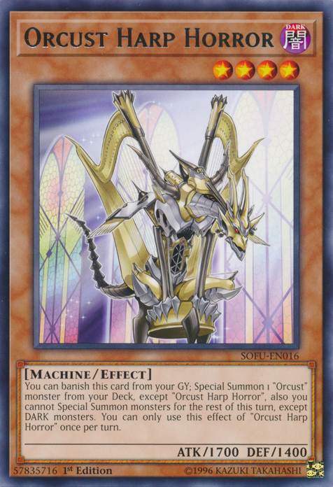 Orcust Harp Horror [SOFU-EN016] Rare Yu-Gi-Oh!