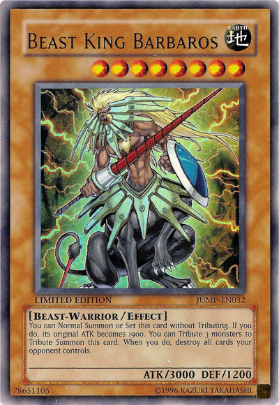 Beast King Barbaros [JUMP-EN032] Ultra Rare Yu-Gi-Oh!