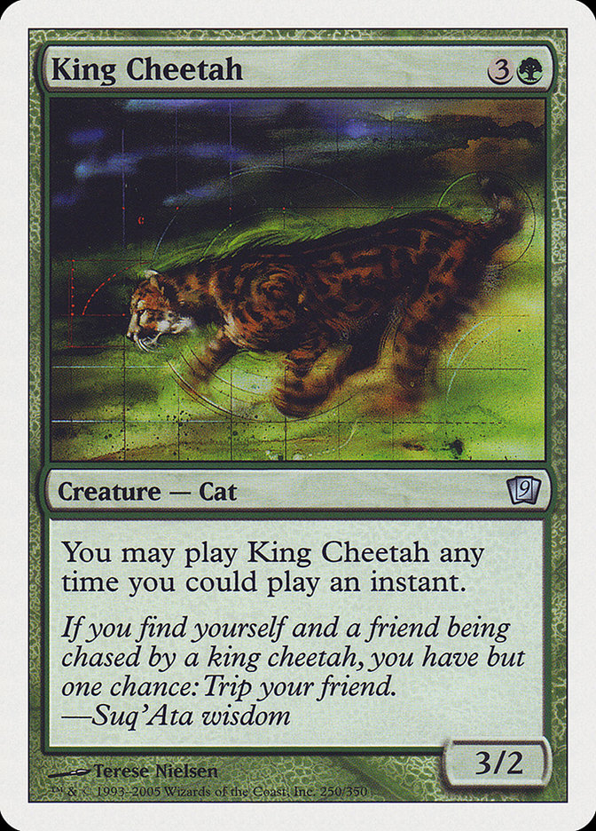 King Cheetah [Ninth Edition] Magic: The Gathering