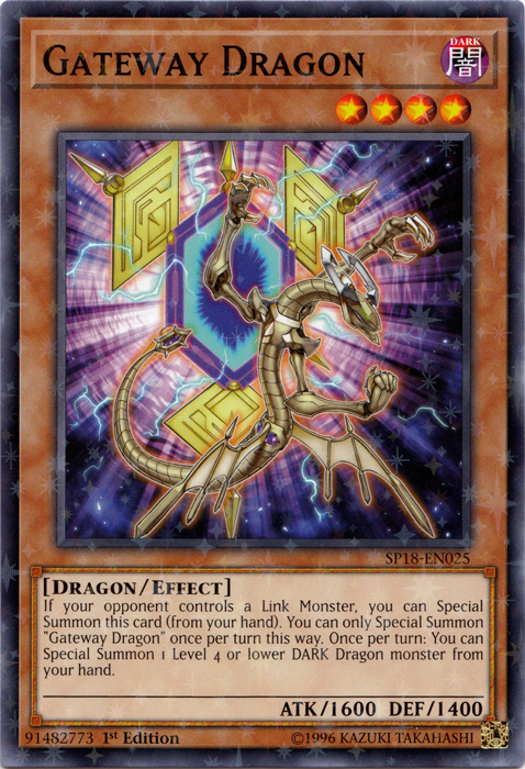 Gateway Dragon [SP18-EN025] Starfoil Rare Yu-Gi-Oh!