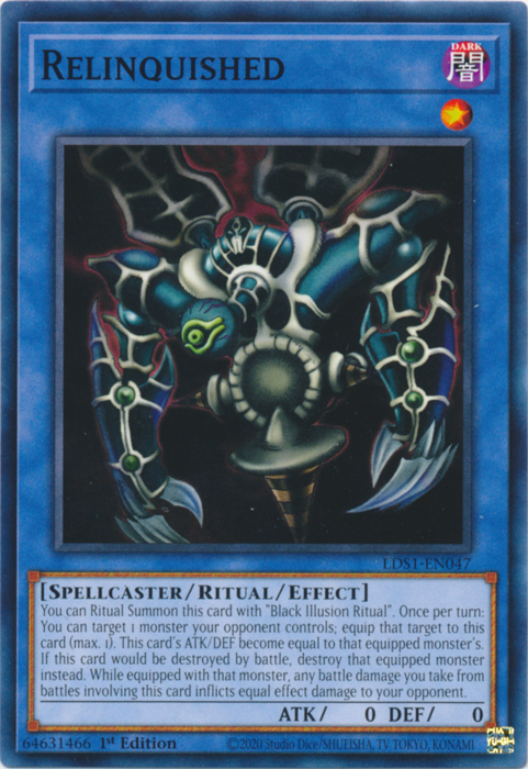 Relinquished [LDS1-EN047] Common Yu-Gi-Oh!