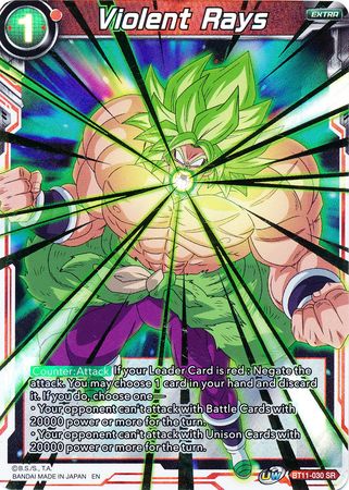 Violent Rays (BT11-030) [Vermilion Bloodline] Dragon Ball Super