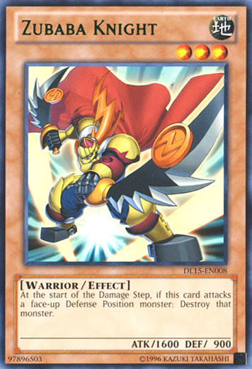 Zubaba Knight (Green) [DL15-EN008] Rare Yu-Gi-Oh!