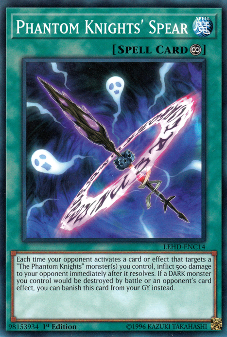 Phantom Knights' Spear [LEHD-ENC14] Common Yu-Gi-Oh!