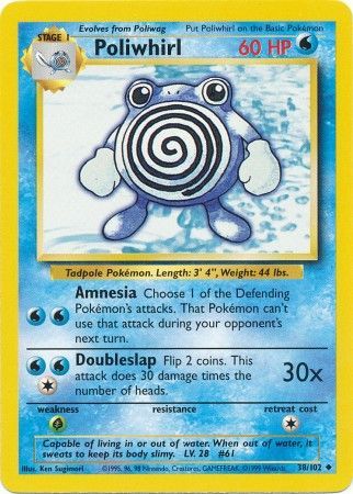 Poliwhirl (38/102) [Base Set Unlimited] Pokémon