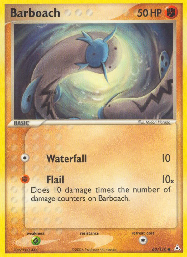 Barboach (60/110) [EX: Holon Phantoms] Pokémon