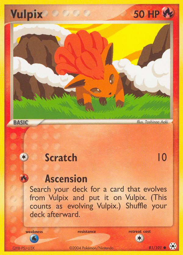 Vulpix (81/101) [EX: Hidden Legends] Pokémon