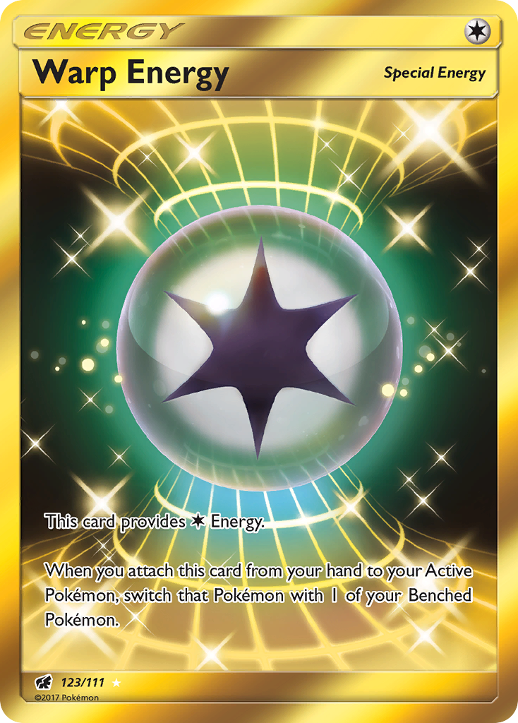 Warp Energy (123/111) [Sun & Moon: Crimson Invasion] Pokémon