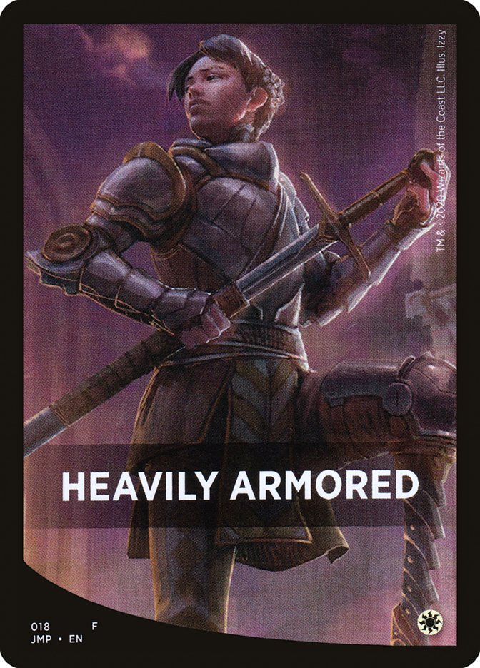 Heavily Armored Theme Card [Jumpstart Front Cards] Magic: The Gathering