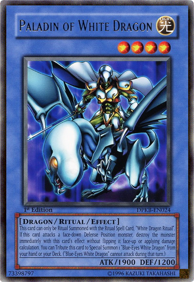 Paladin of White Dragon [DPKB-EN024] Rare Yu-Gi-Oh!