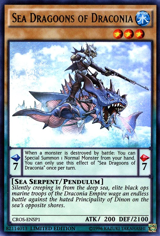 Sea Dragoons of Draconia (CROS-ENSP1) [CROS-ENSP1] Ultra Rare Yu-Gi-Oh!