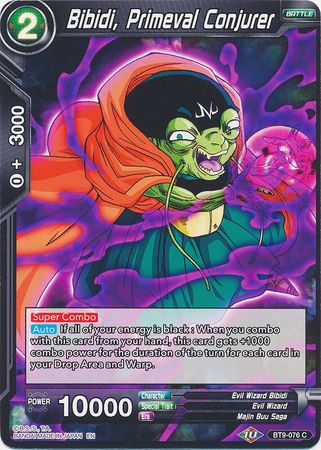 Bibidi, Primeval Conjurer (BT9-076) [Universal Onslaught] Dragon Ball Super