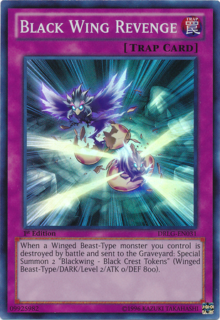 Black Wing Revenge [DRLG-EN031] Super Rare Yu-Gi-Oh!