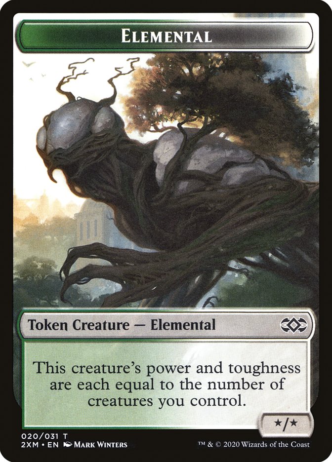 Elemental Token [Double Masters Tokens] Magic: The Gathering