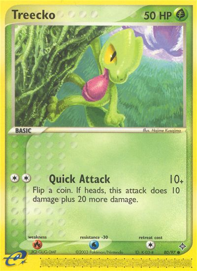Treecko (80/97) [EX: Dragon] Pokémon