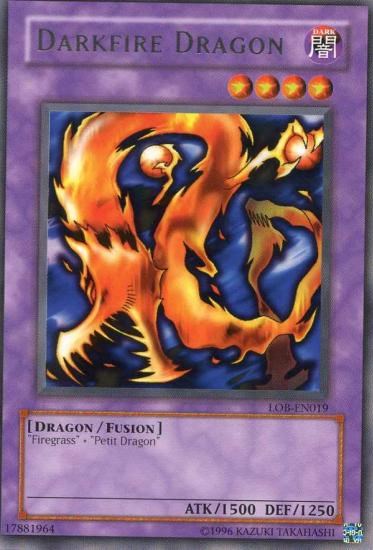 Darkfire Dragon [LOB-EN019] Rare Yu-Gi-Oh!