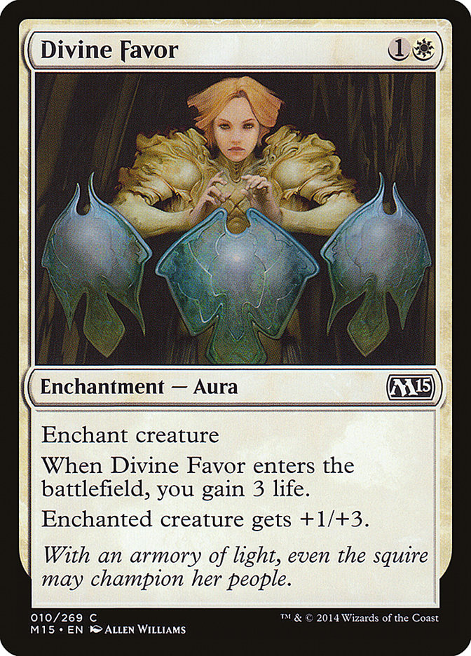 Divine Favor [Magic 2015] Magic: The Gathering