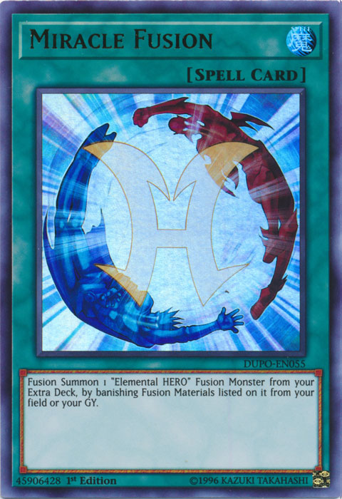 Miracle Fusion [DUPO-EN055] Ultra Rare Yu-Gi-Oh!