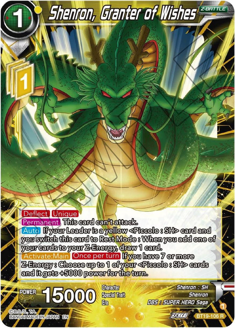 Shenron, Granter of Wishes (BT19-106) [Fighter's Ambition] Dragon Ball Super