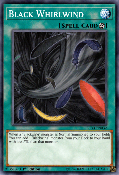 Black Whirlwind [LED3-EN032] Common Yu-Gi-Oh!