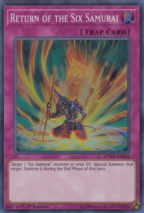 Return of the Six Samurai [SPWA-EN052] Super Rare Yu-Gi-Oh!