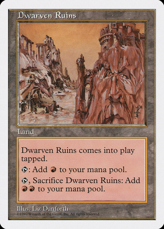 Dwarven Ruins [Fifth Edition] Magic: The Gathering